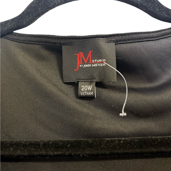 John Meyer Studio | NWT Black Velvet Maxi Dress - Size 20W - Picture 2 of 7